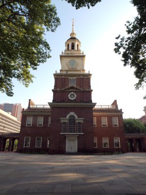 Independence Hall Early Morning clipart