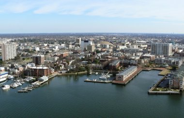 Virginia Coast Aerial clipart