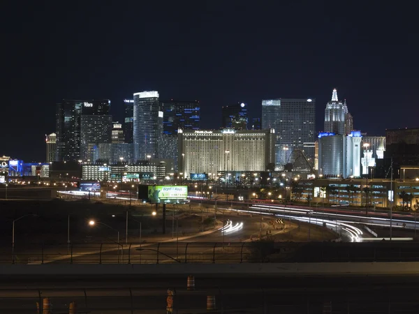 Las Vegas Strip и I15 — стоковое фото