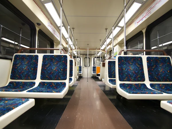 Interior do metro — Fotografia de Stock