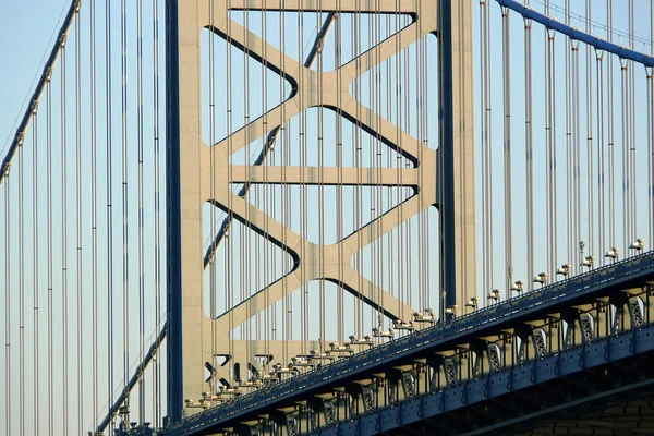 本 · 富兰克林桥详细信息 — 图库照片