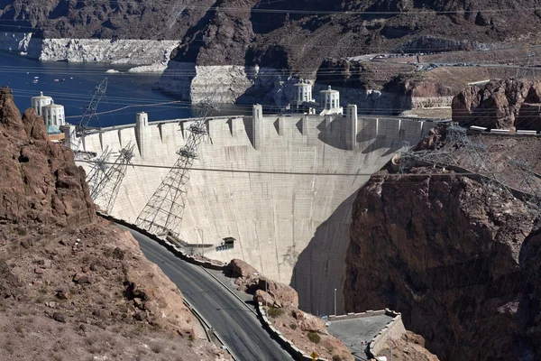 Hoover Dam and Lake Mead — Stock Photo, Image