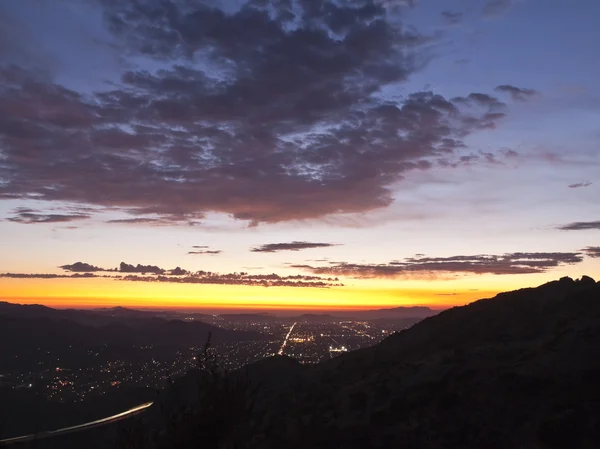 SIMI valley v Kalifornii - západ slunce — Stock fotografie