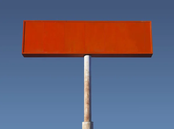空白のヴィンテージの道路標識 — ストック写真