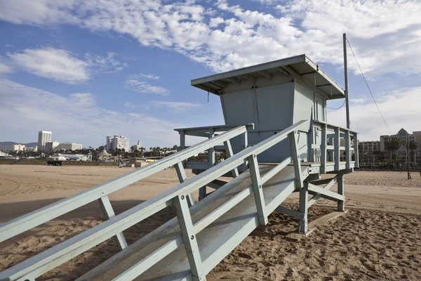Santa Monica Beach Life Guard Tower — Stock Photo, Image