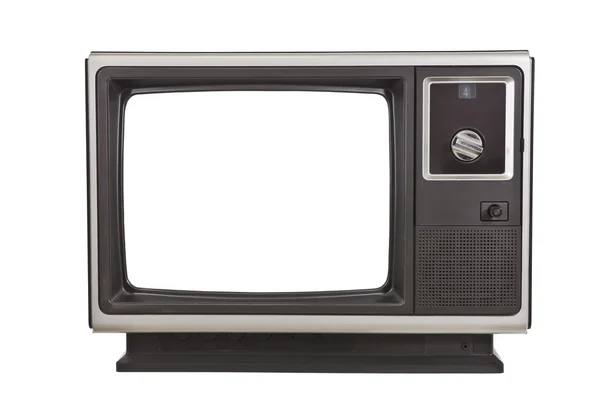 Vintage tv isolado — Fotografia de Stock