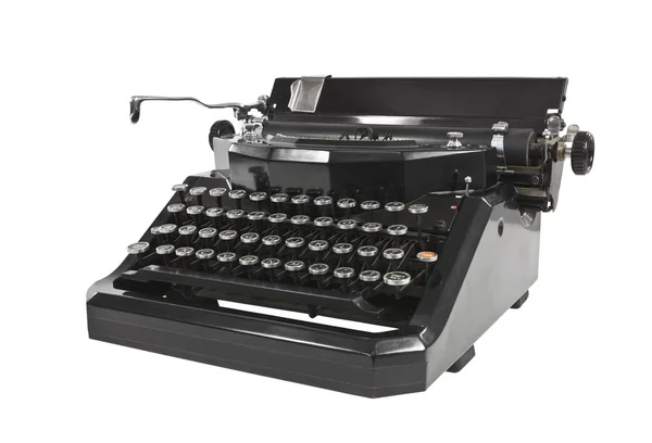 孤立的老式打字机 — 图库照片