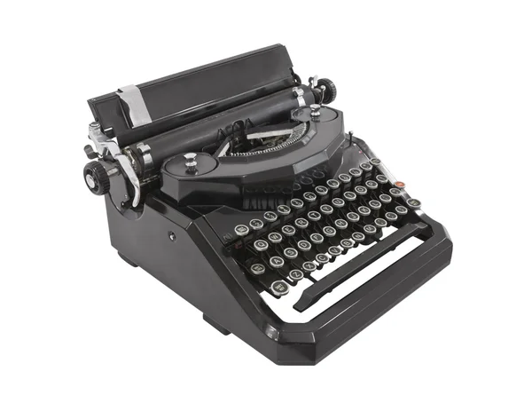 Old Typewriter Isolated — Stock Photo, Image