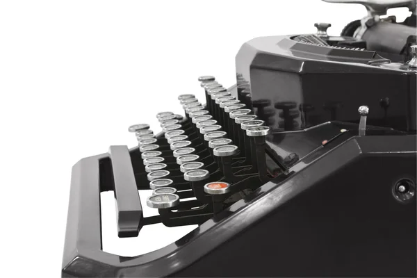 Profil de machine à écrire vintage — Photo