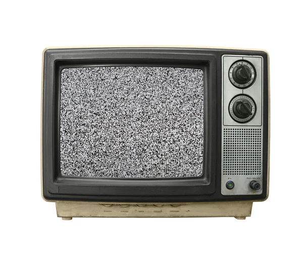 Grungy TV estática — Fotografia de Stock