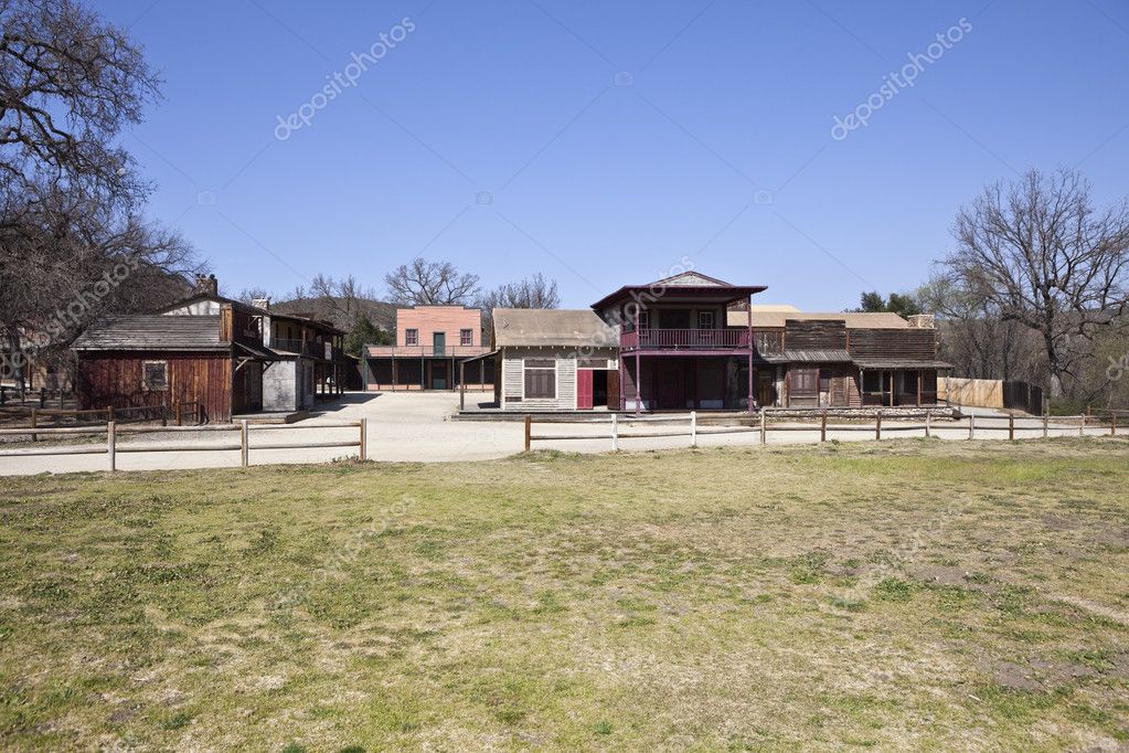 Historic Movie Western Town Stock Photo by ©trekandshoot 9297341