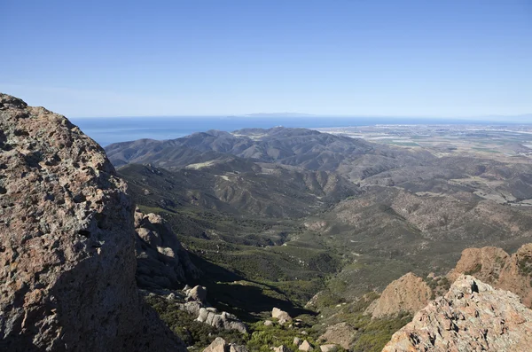 Peak Point mugu a Normanské ostrovy v Kalifornii — Stock fotografie
