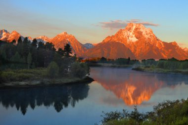 grand tetons, Oxbow bend