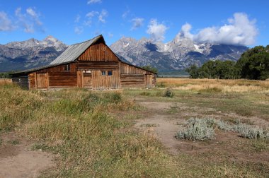 Mormon Row Barn in the Grand Tetons clipart