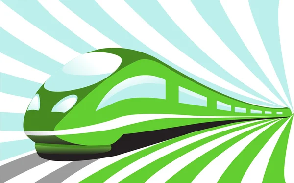 Train à grande vitesse — Image vectorielle