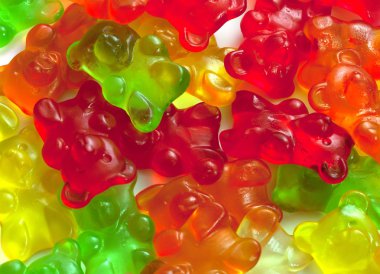 Background of gummi bears clipart