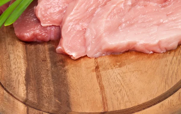 Čerstvé, syrové maso — Stock fotografie