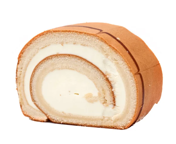 Beyaz arkaplanda pasta — Stok fotoğraf