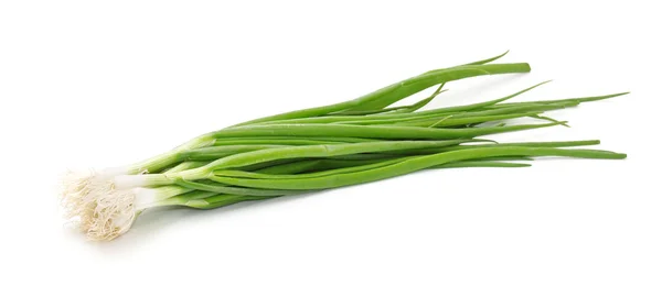 Chives on a white background — Stock Photo, Image