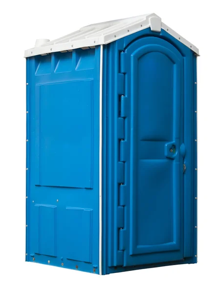 Öffentliche Toilette isoliert auf weiß — Stockfoto