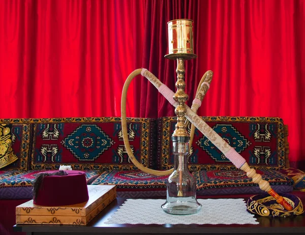 stock image Hookah room with a hookah.