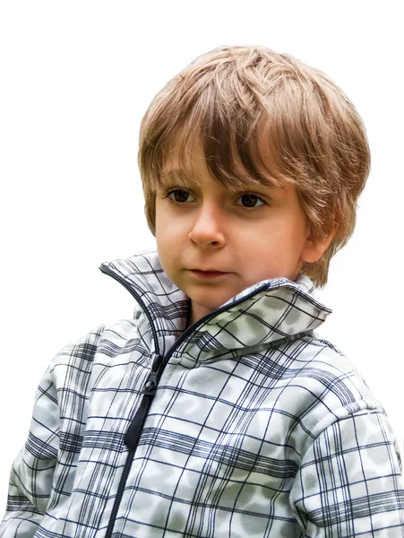 一个小男孩的肖像 — 图库照片