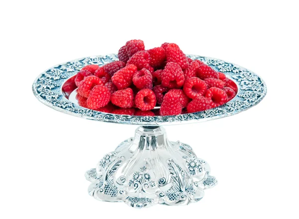 Raspberr geïsoleerd op witte achtergrond. — Stockfoto