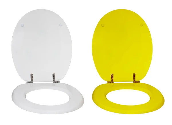 Wc-bril voor een wc-pot geïsoleerd op een witte achtergrond — Stockfoto