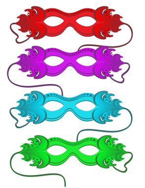 Carnival Mask. Background for your design clipart