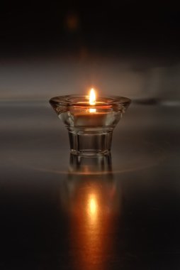 Lone Candle clipart