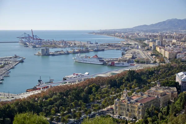 Puerto de Málaga — Foto de Stock