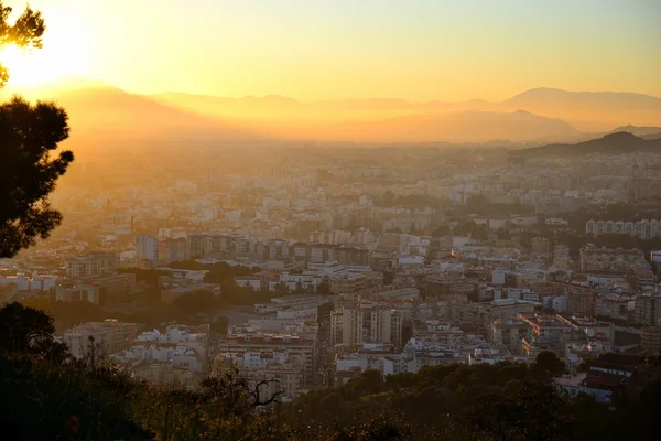 Malaga au crépuscule — Photo