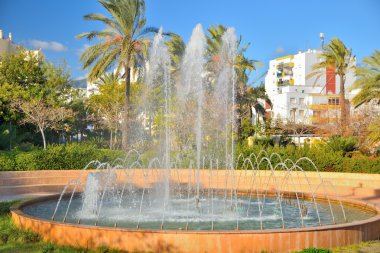 Fountain estepona clipart