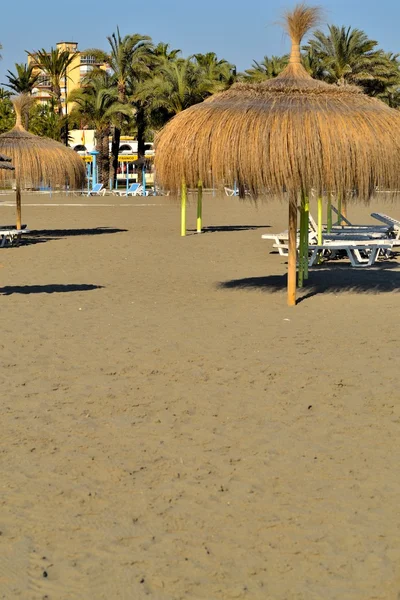 stock image Umbrellas on the beach