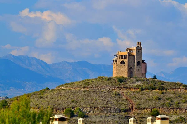 Slott i bergen — Stockfoto