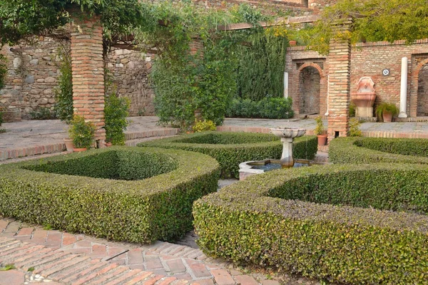 Jardins de Alcazaba — Fotografia de Stock