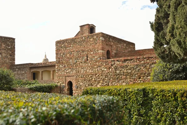 Paredes do Alcazaba — Fotografia de Stock