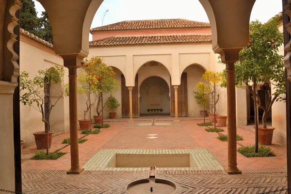 Alcazaba zahrady — Stock fotografie