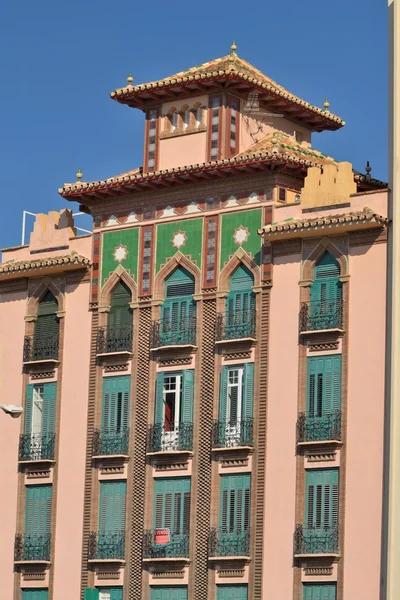 Здания Малага — стоковое фото