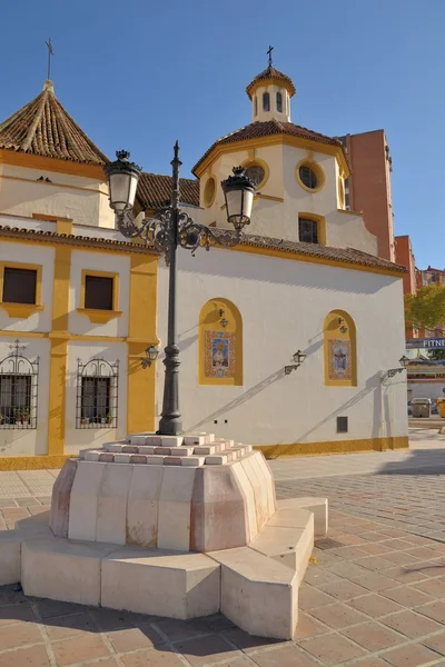 Malaga şehrindeki kilise — Stok fotoğraf