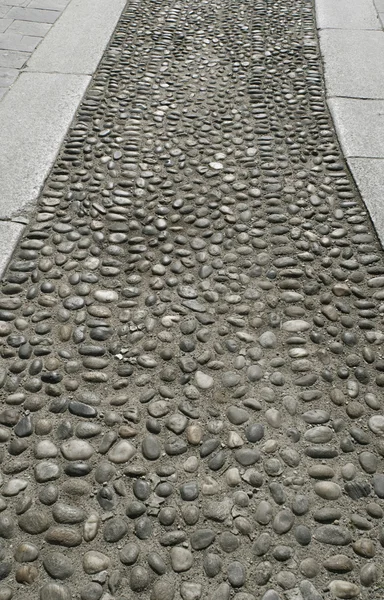 Cobble calle de piedra — Foto de Stock