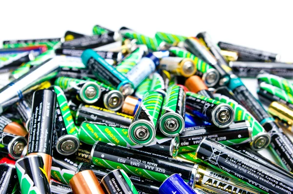 Batteri stack Stockfoto