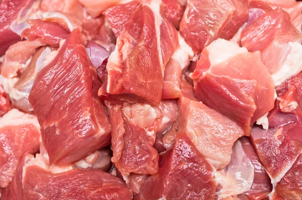 Stukjes rauw vlees — Stockfoto