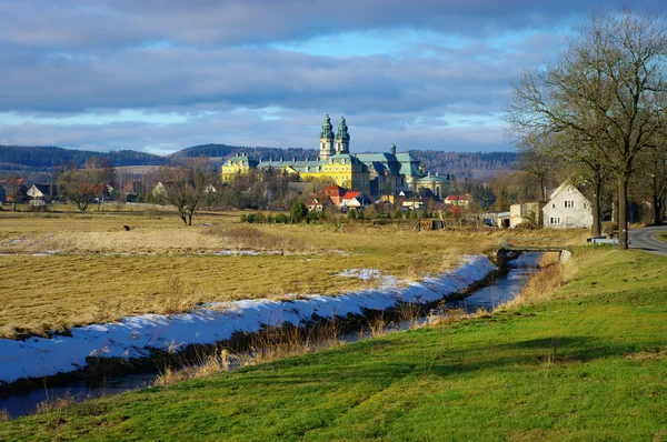 Klooster in krzeszow, Polen — Stockfoto