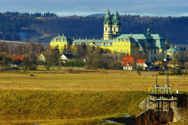 Monastery in Krzeszow, Poland clipart