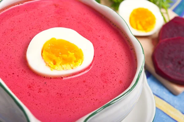 Beetroot soup — Stock Photo, Image