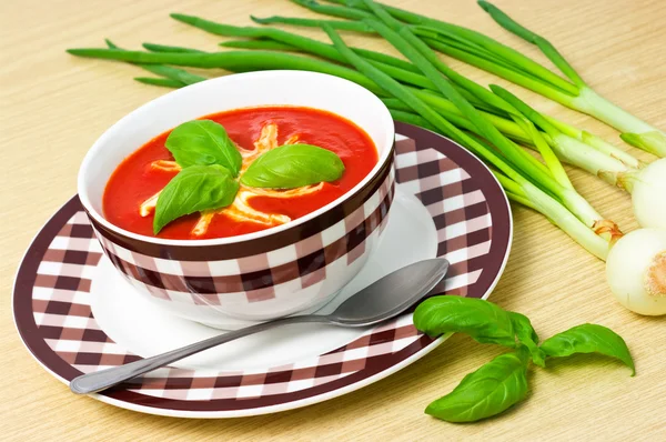 Rajská polévka — Stock fotografie