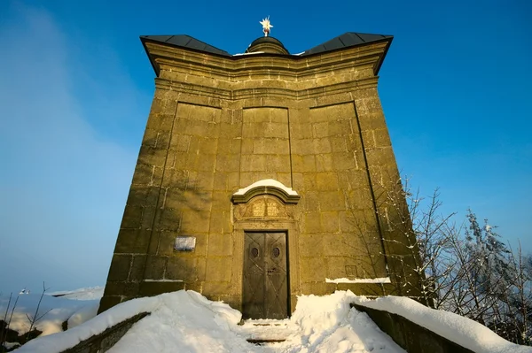 Capela em Broumov Walls — Fotografia de Stock
