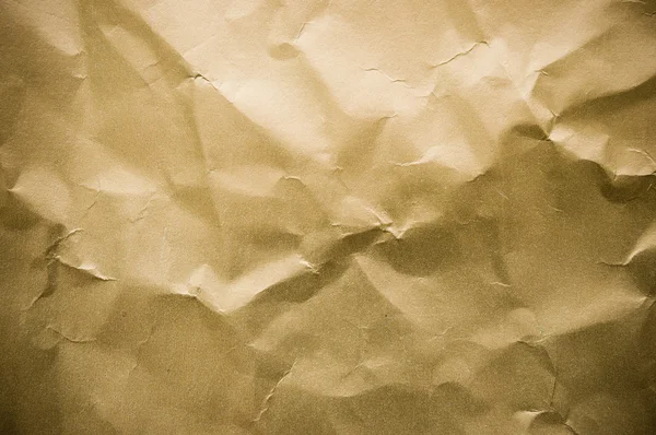 Papel velho em branco amassado — Fotografia de Stock
