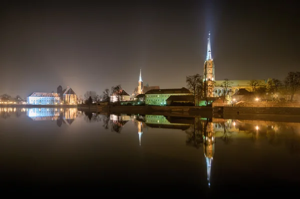 Ostrów tumski, Wrocław, Polska — Zdjęcie stockowe